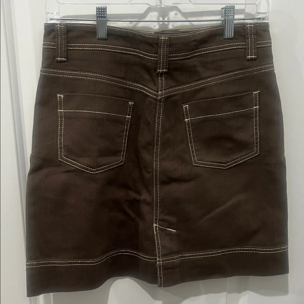 Olive Green Boden Skirt, Size 10 (99% Cotton) - Picture 8 of 11